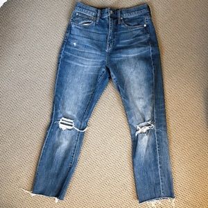Madewell High Rise Slim Boyjean Size 26